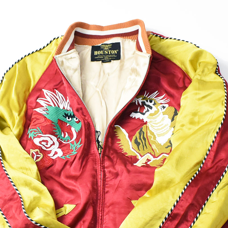 楽天市場】HOUSTON ヒューストン スカジャン MAP メンズ 和柄 刺繍 虎