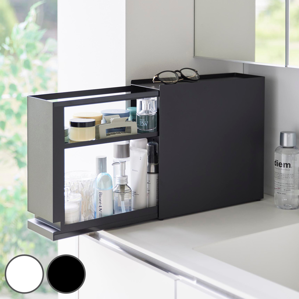 楽天市場】山崎実業 tower 隠せる引き出し収納 タワー