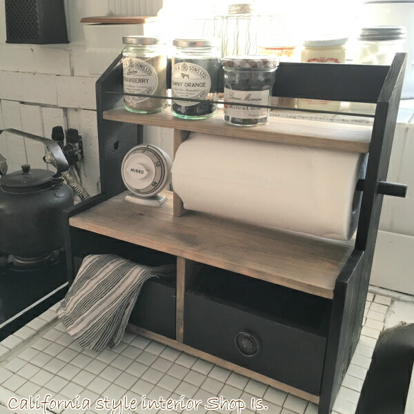 楽天市場】スパイスラック キッチンペーパーホルダー キッチンラック