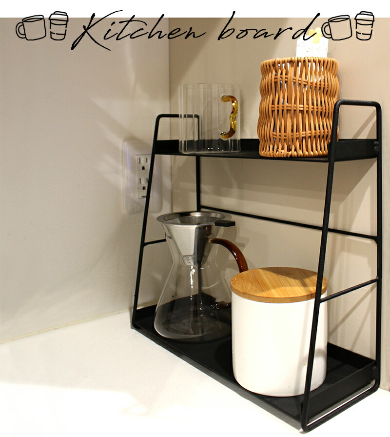 楽天市場】スパイスラック 天然木 おしゃれ 3段 2段 幅33 奥行12 高さ