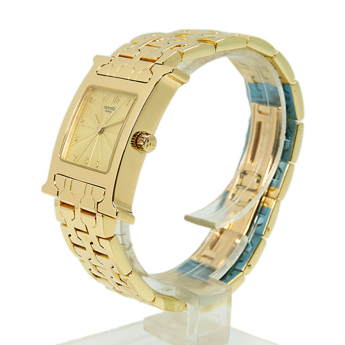 楽天市場】エルメス HERMES 金無垢 Hウォッチ K18 HH1.285 保証書付