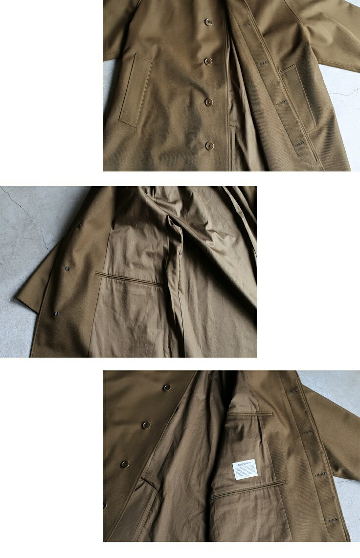 楽天市場】【Kaptain Sunshine】 Walker Coat BROWN KHAKI ウォーカー