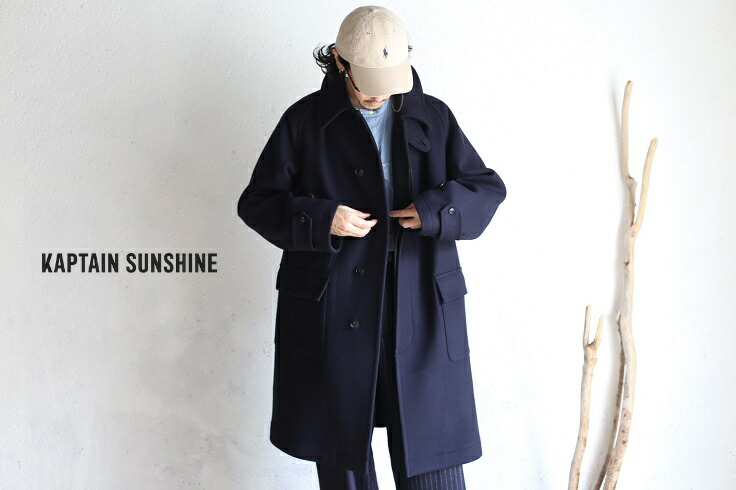 楽天市場】【Kaptain Sunshine】 Traveller Coat NAVY トラベラー