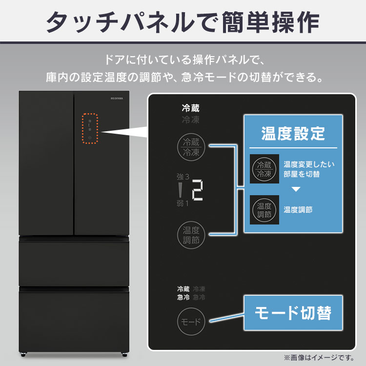 楽天市場】【公式】冷蔵庫 大型 大型冷蔵庫 観音開き 大容量 冷凍庫