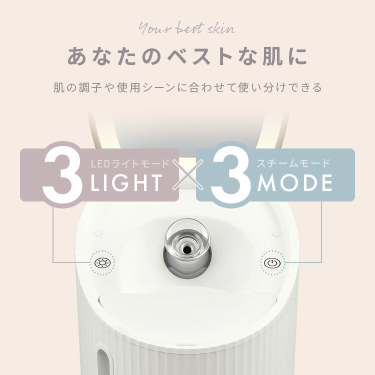 楽天市場】【公式店限定2年保証】フェイススチーマー ホワイト 送料