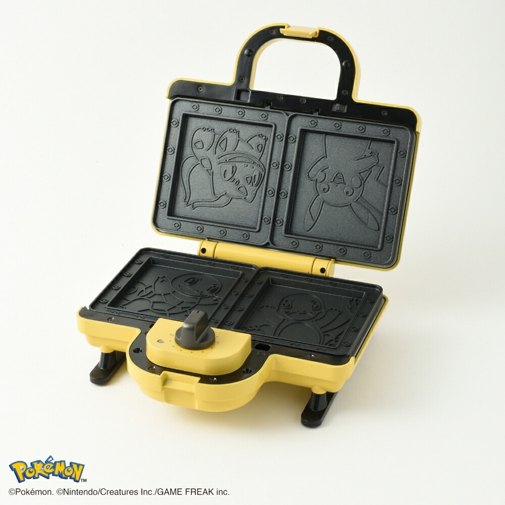 楽天市場】BRUNO ポケモンホットサンドメーカー ダブル イエロー