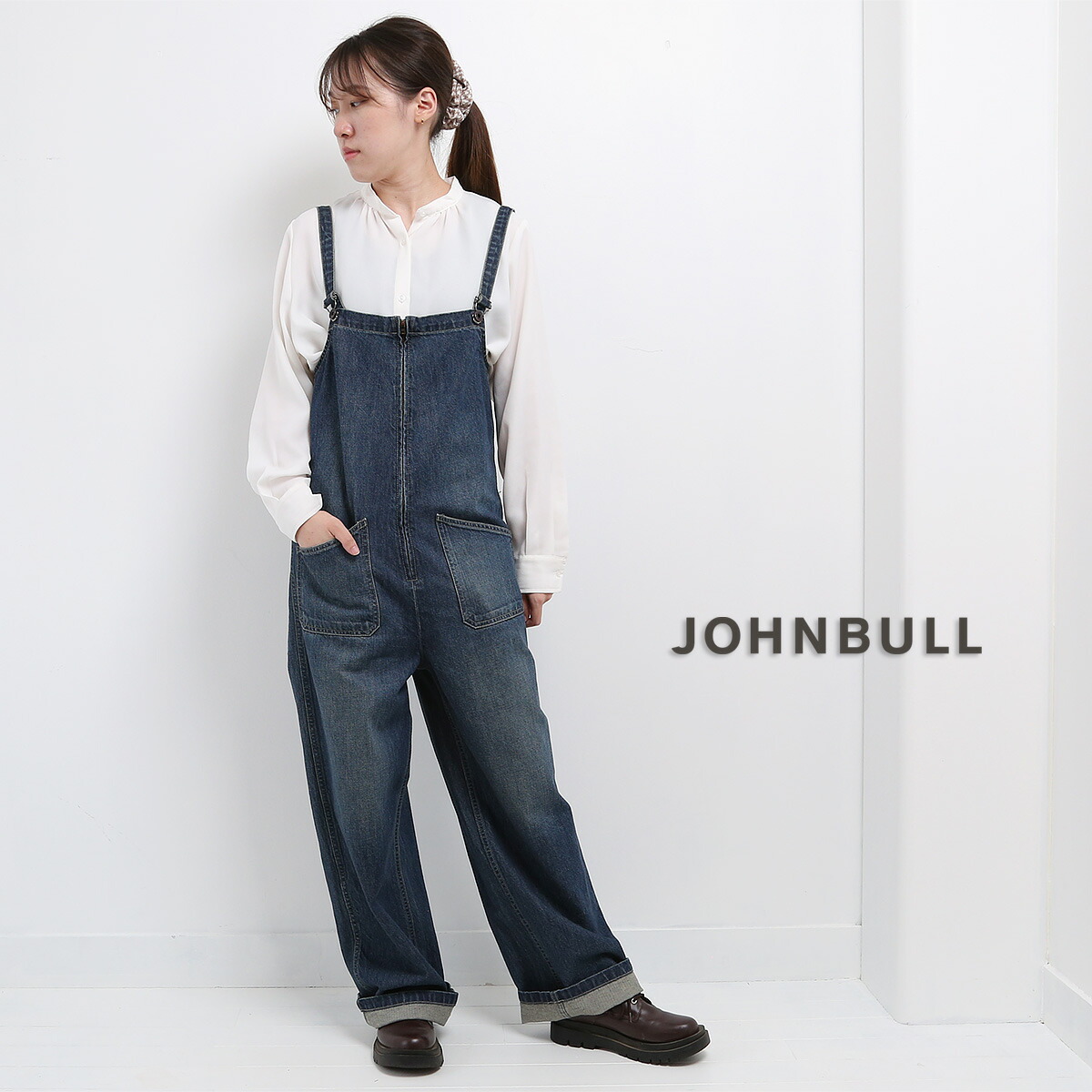 楽天市場】JOHNBULL デニムチューブサロペット レディース ジョンブル