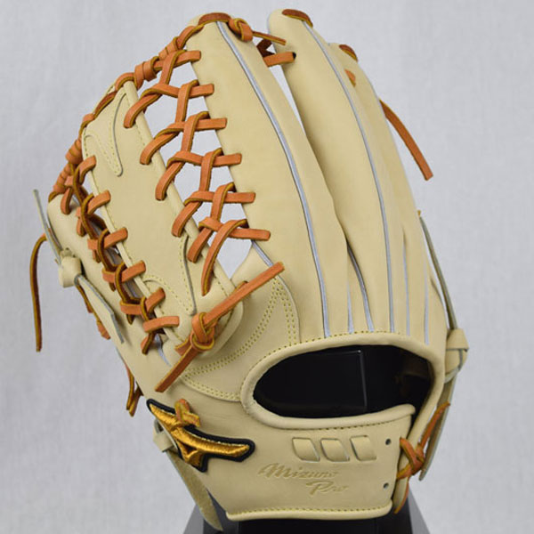 ミズノプロ 硬式 外野手 1AJGH28207 ブロンド 左投げ BSSショップ限定
