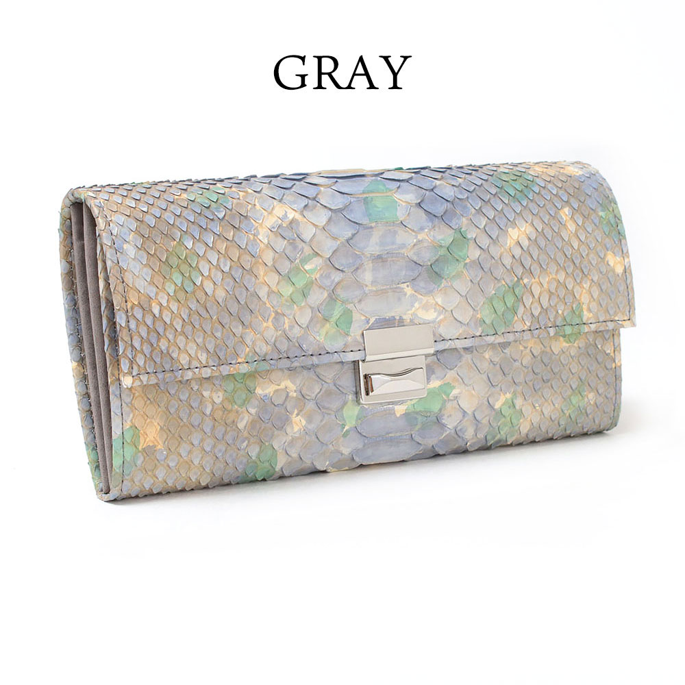 楽天市場】【 isola公式 】 財布 長財布 蛇革 レディース 大容量 薄い