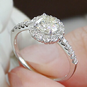 楽天市場】pt900【1.10ctUP】イエロー ダイヤモンド フラワー リング