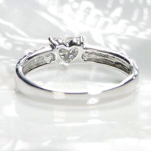 楽天市場】Pt900【0.50ctUP】ハートシェイプ ダイヤモンド リング指輪