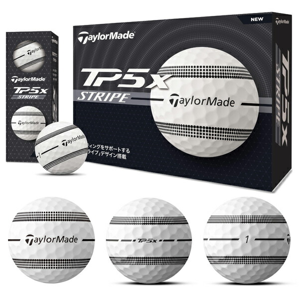 楽天市場】テーラーメイド ゴルフボール TP5ストライプ / TP5x