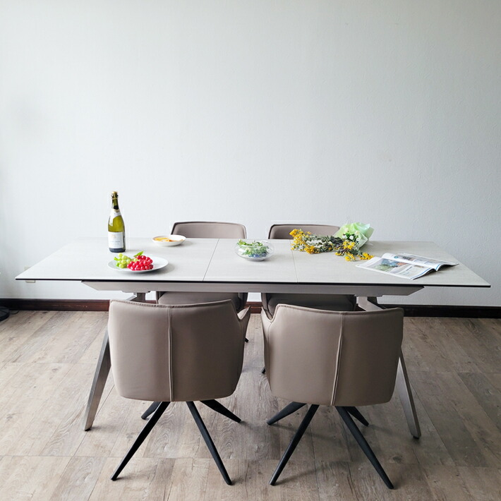 楽天市場】ダイニングテーブルセット イタリアンセラミック 強化ガラス