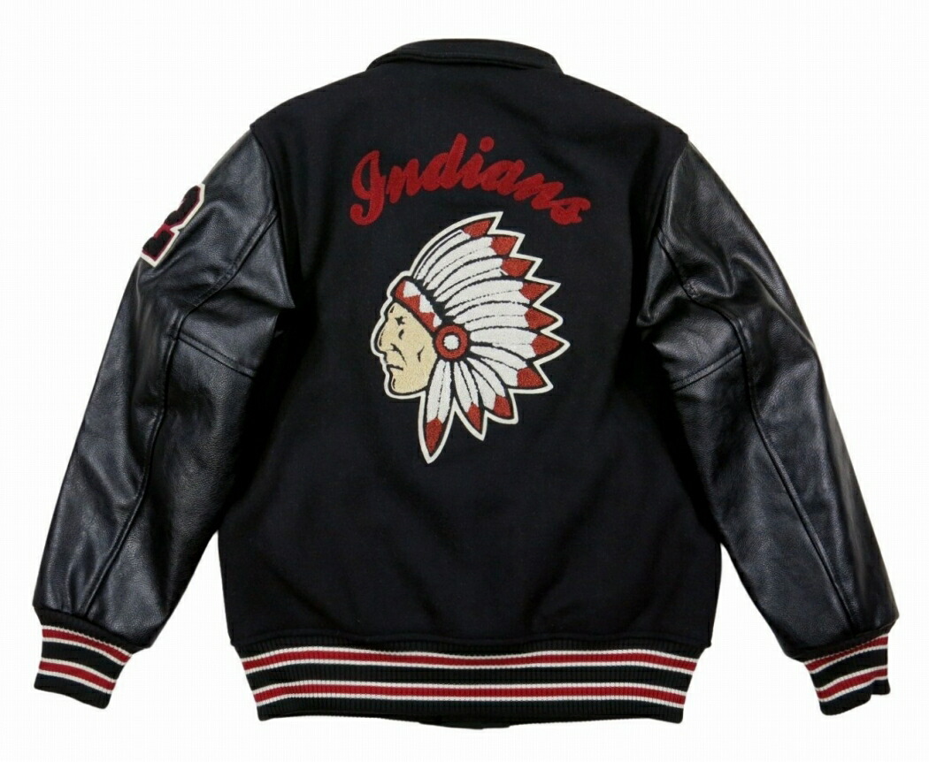 楽天市場】【2色4サイズ】 jf891 新品 HOUSTON さがら刺繍 INDIANS PU