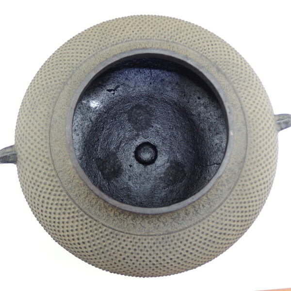 楽天市場】佐藤清光作 真形 あられ釜 霰釜 （炉釜） 木箱入り : お茶