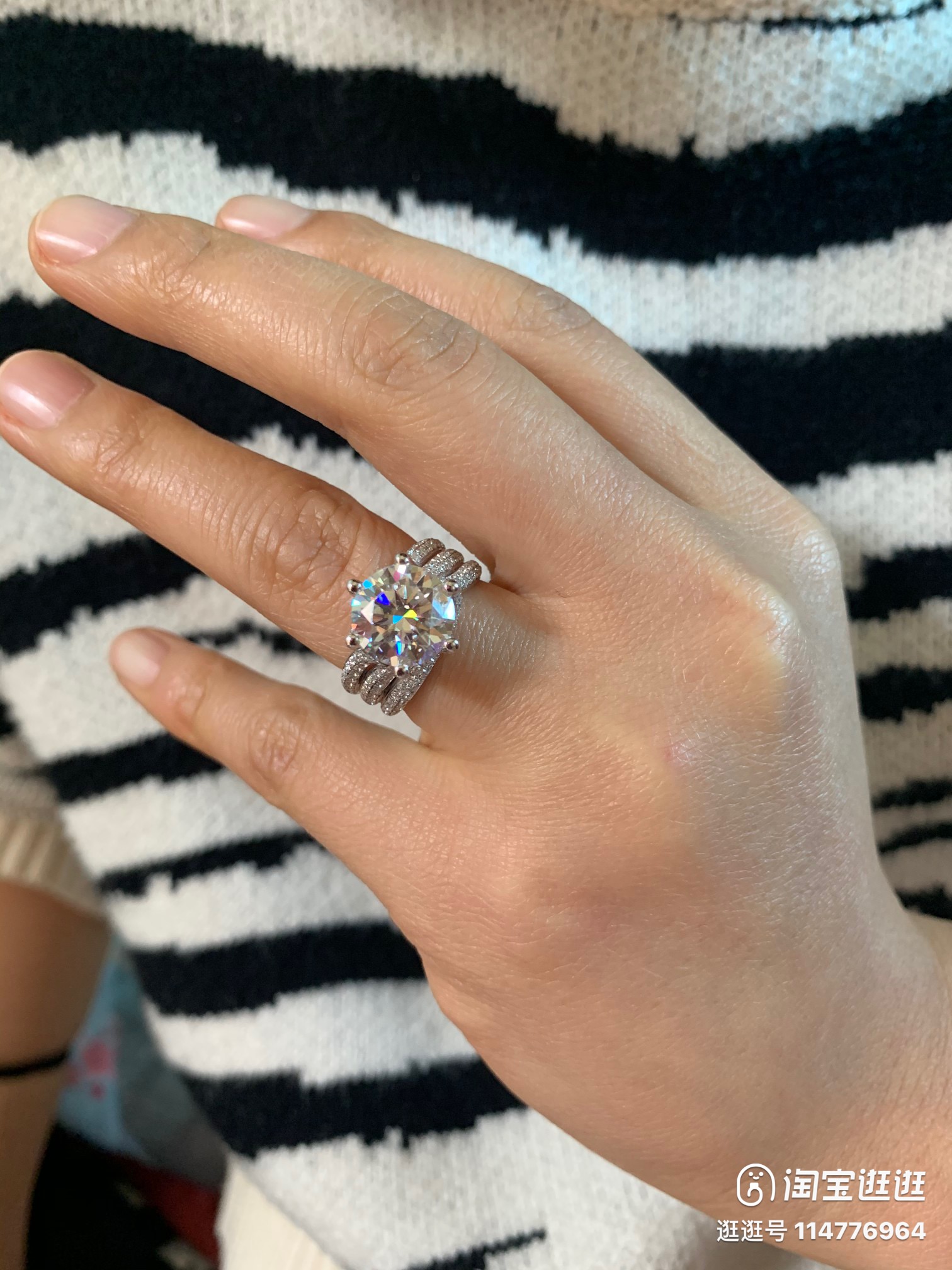 楽天市場】【限定全品最大50%OFFクーポン配布】モアサナイト リング