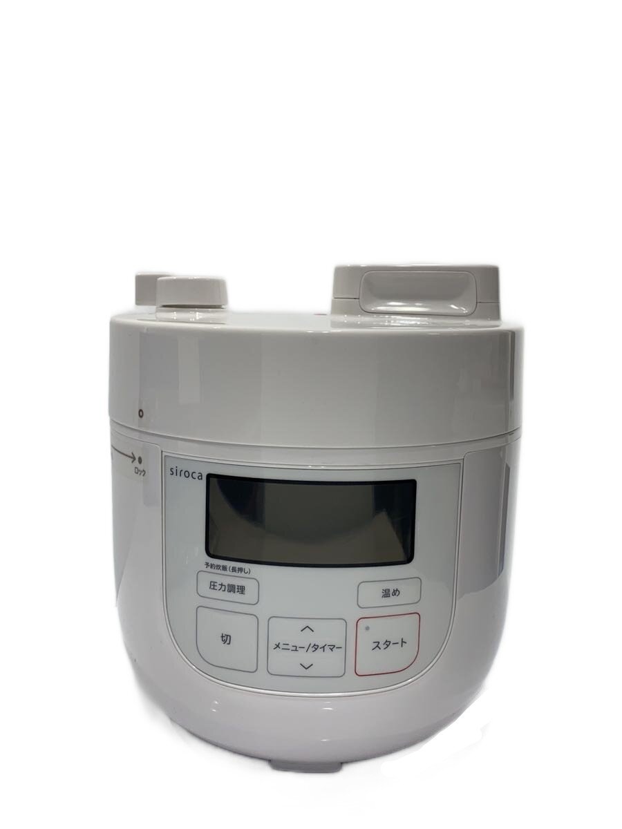 楽天市場】シロカ 電気圧力鍋 sp-d121 ホワイトの通販