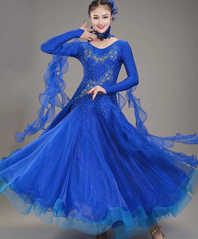 楽天市場】モダンドレス スパンコールワルツ ラテンタンゴ社交ダンス