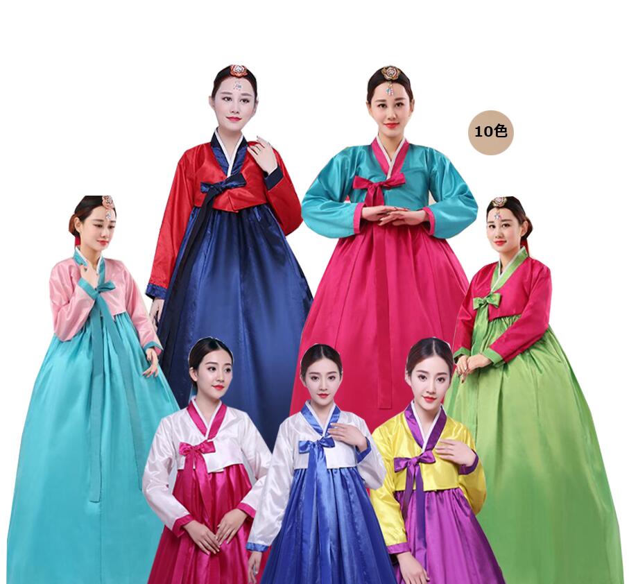 楽天市場】コスプレ衣装 韓服チマチョゴリ 韓国伝統衣装 朝鮮族民族