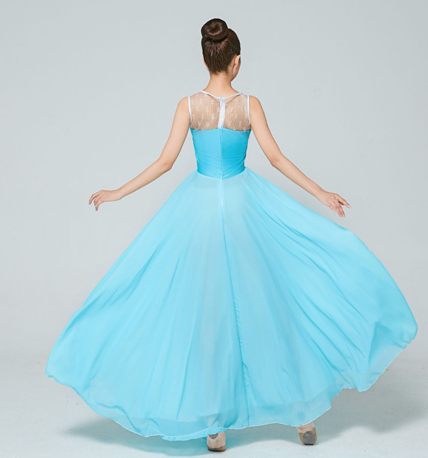 楽天市場】ダンス ワンピース レディース ロング丈 バレエ 社交ダンス