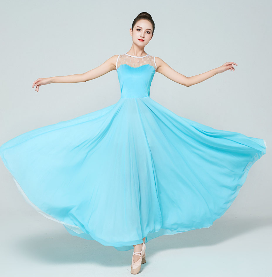 楽天市場】ダンス ワンピース レディース ロング丈 バレエ 社交ダンス