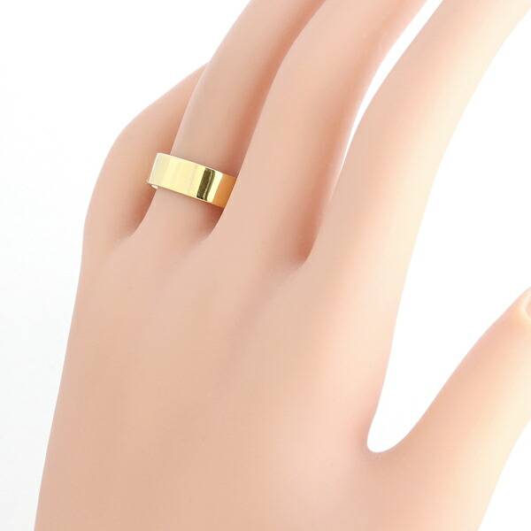 楽天市場】平打ち リング 6mm幅 18金 平打ち 指輪 リング K18 ゴールド