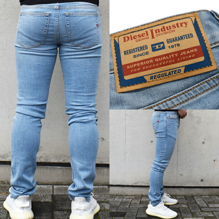 楽天市場】DIESEL ディーゼル スキニーデニム ジーンズ ウォッシュ