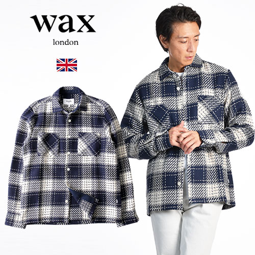 楽天市場】Wax London/ワックスロンドン WHITING OVERSHIRTホワイ