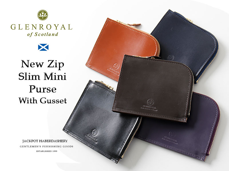 楽天市場】Glenroyal/グレンロイヤル ZIPPED MINI PURSE WITH POKETT