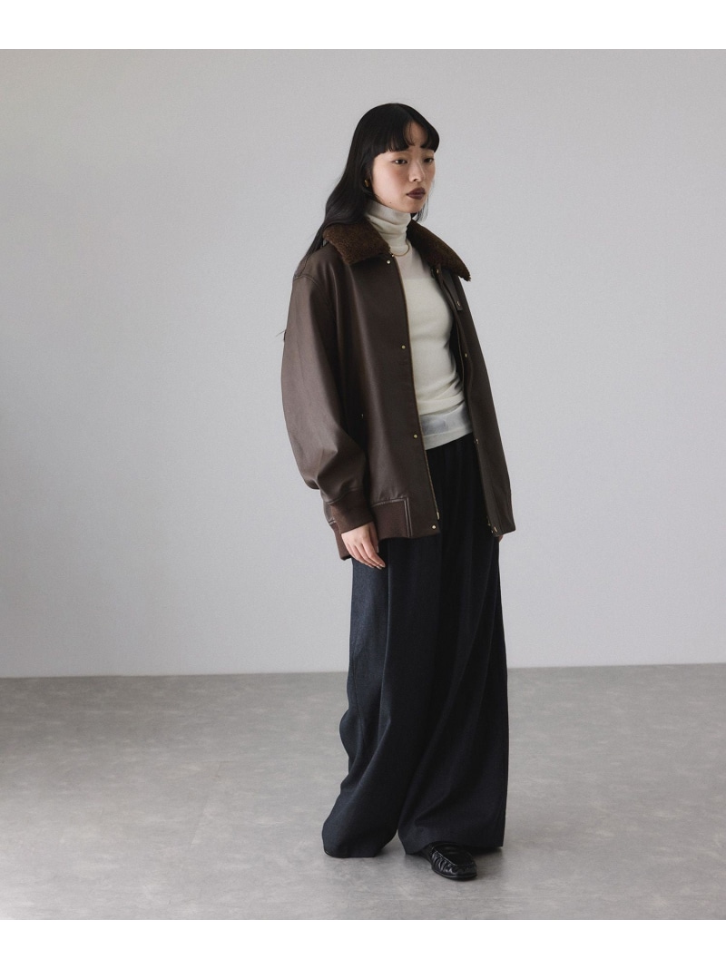 楽天市場】シンセティックレザーフライトジャケット ADAM ET ROPE