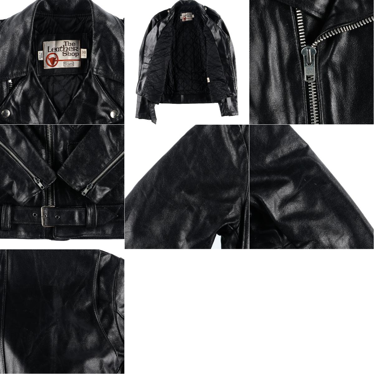 楽天市場】70年代 シアーズ Sears THE LEARHER SHOP ダブルライダース