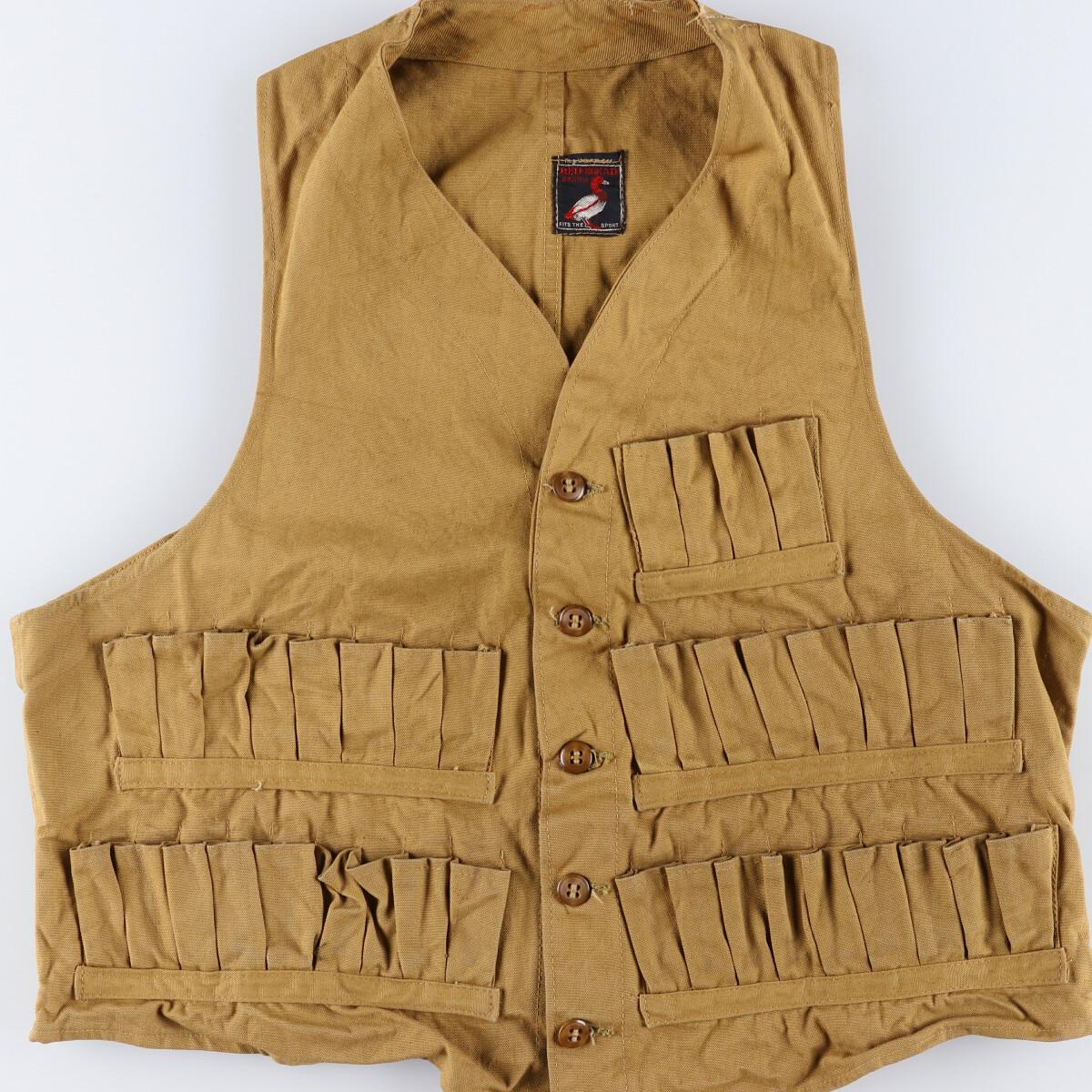 楽天市場】古着 50~60年代 レッドヘッド RED HEAD ハンティングベスト