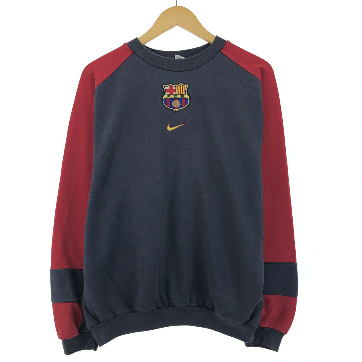 楽天市場】古着 90'S ナイキ NIKE F.C.B FCバルセロナ ロゴスウェット