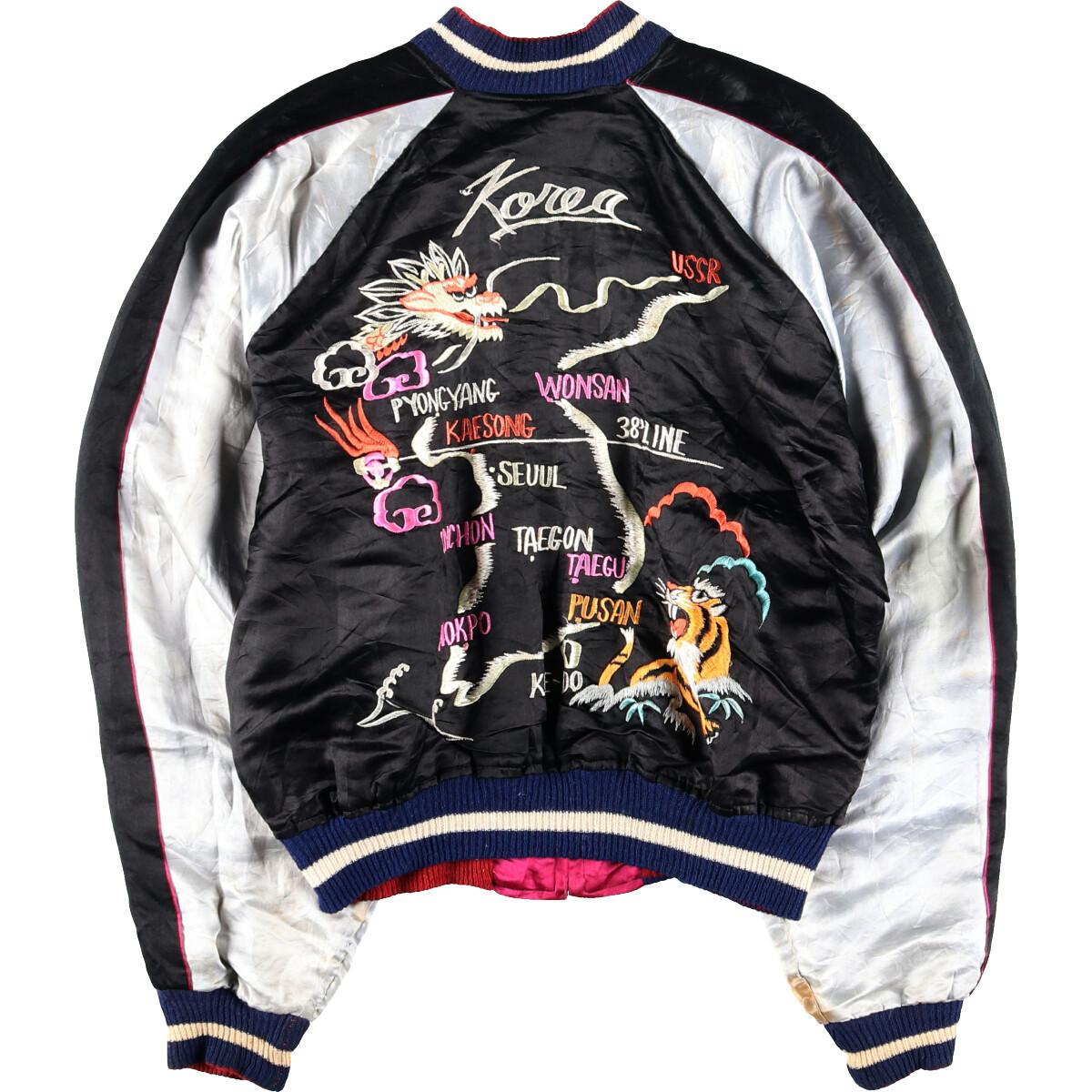 楽天市場】50'S KOREA スカジャン スーベニアジャケット 38度線 TOKYO