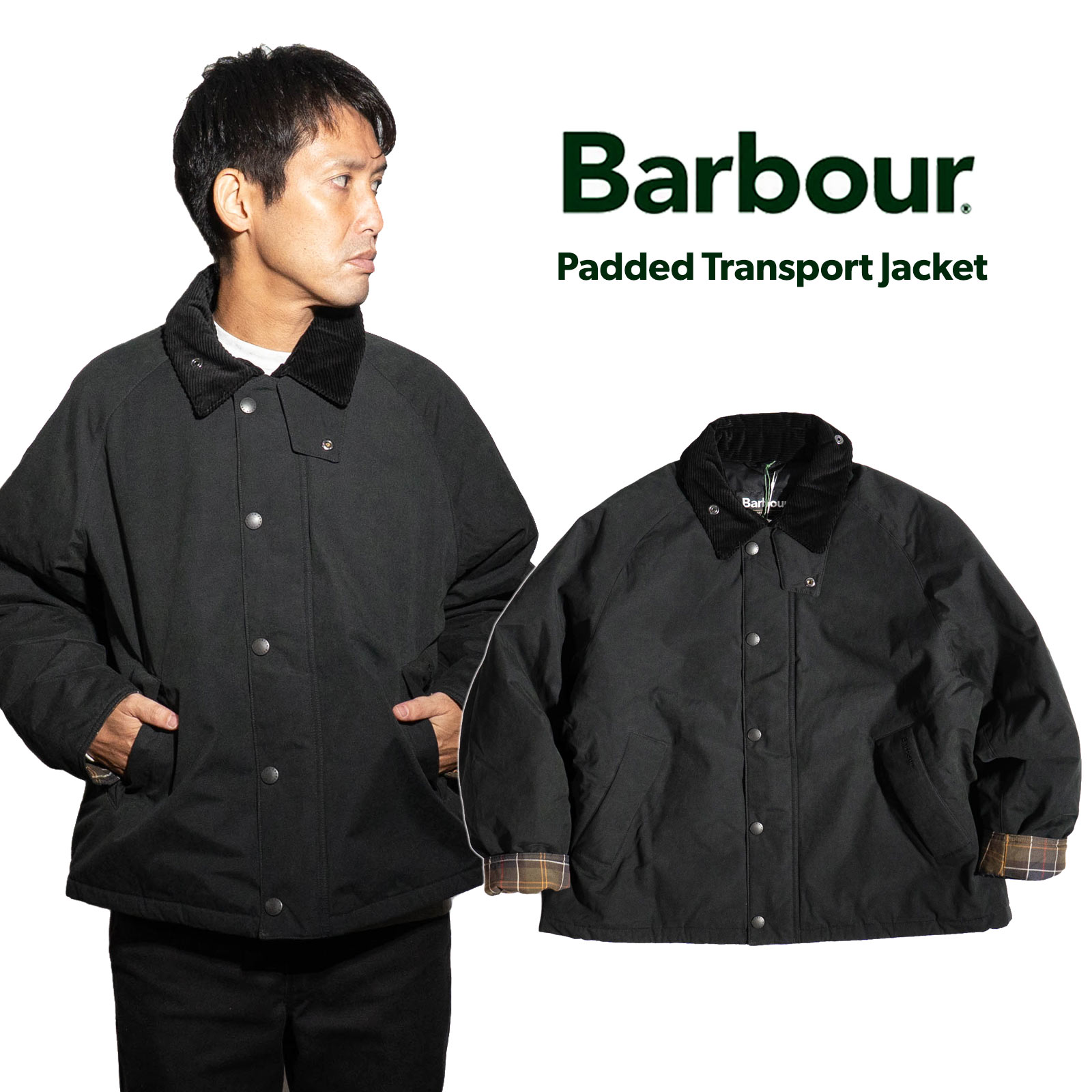 楽天市場】バブアー Barbour パデッド トランスポートジャケット