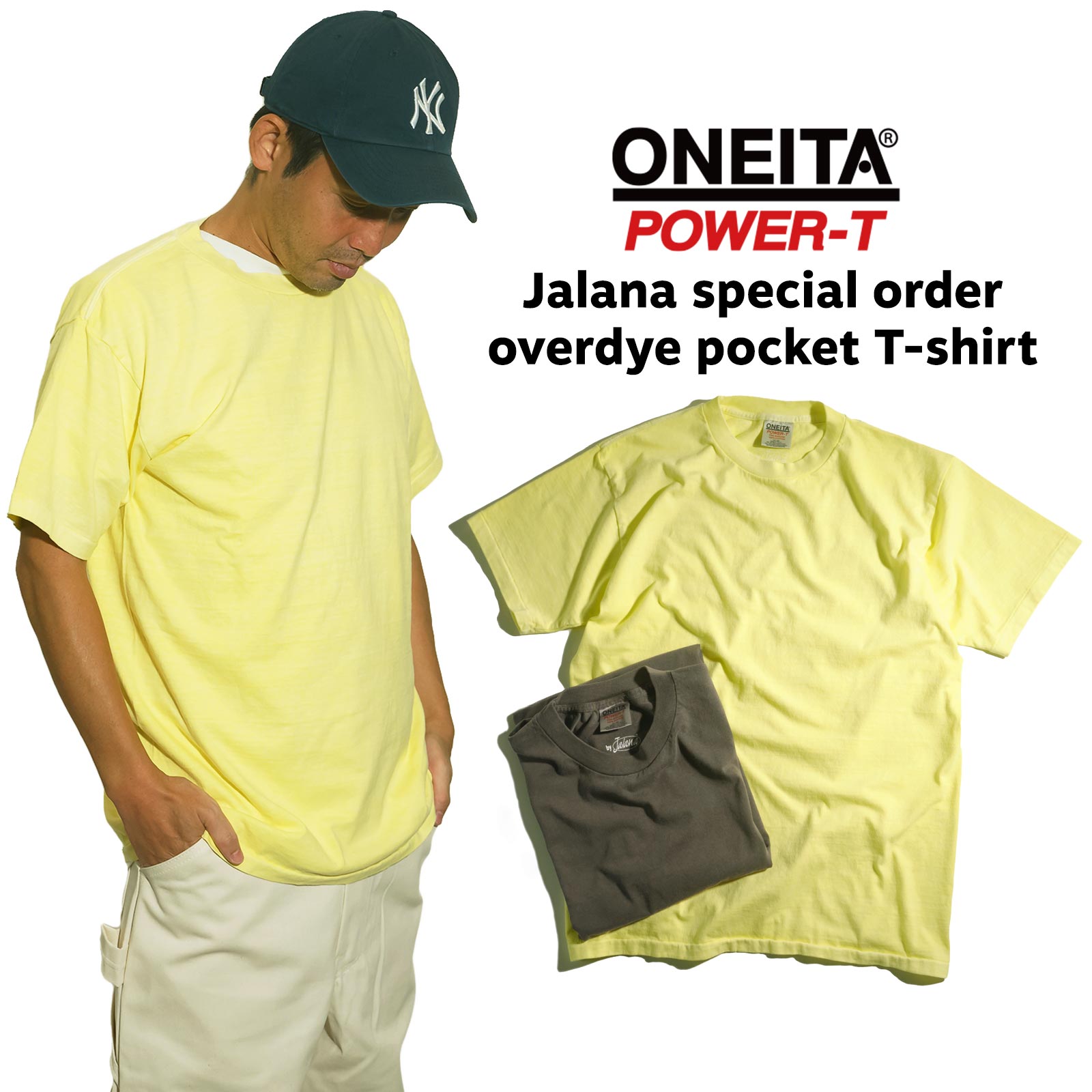 楽天市場】オニータ ONEITA 半袖 パワーTシャツ Jalana別注 ピグメント