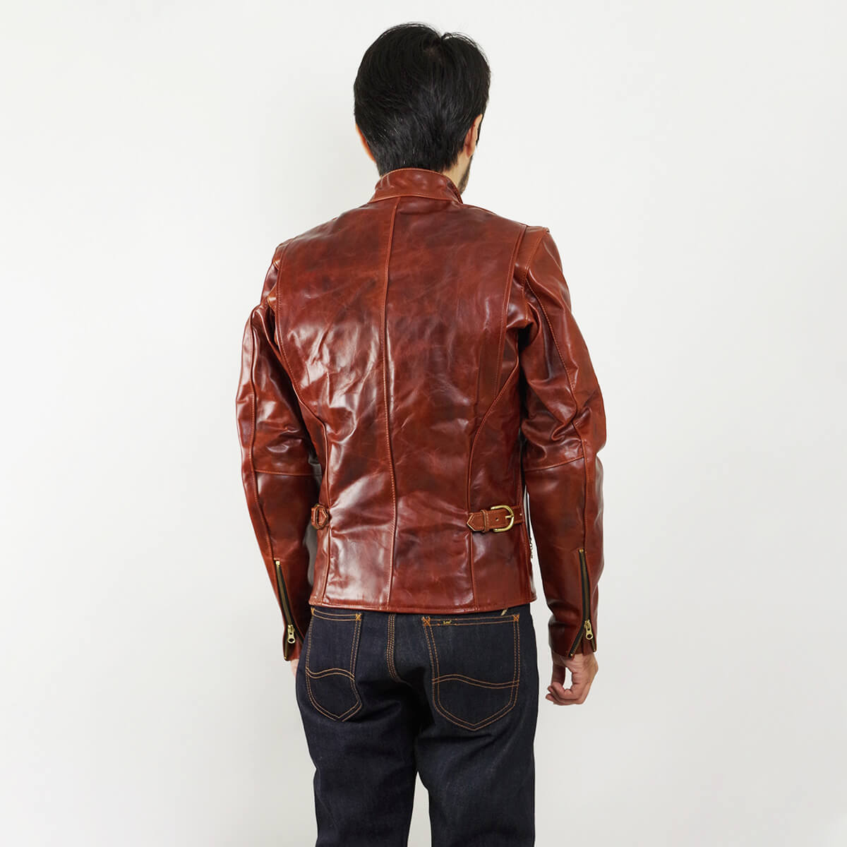 楽天市場】バンソン VANSON MODEL B シングル ライダース オクタゴン