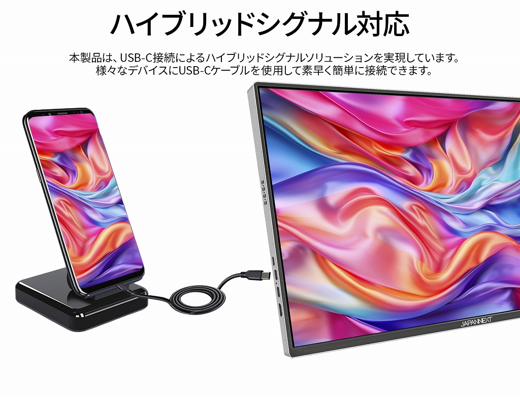 楽天市場】JAPANNEXT 16インチ IPSパネル搭載 WQXGA(2560x1600)解像度