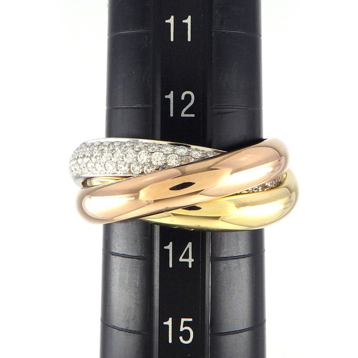 楽天市場】カルティエ Cartier リング トリニティ クラシック MM