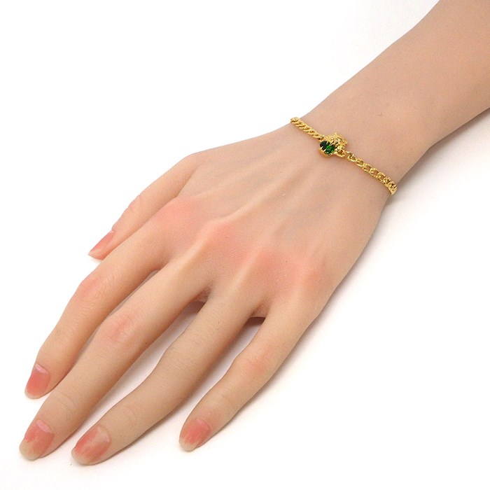 楽天市場】グッチ GUCCI ブレスレット ライオンヘッド 喜平チェーン 2