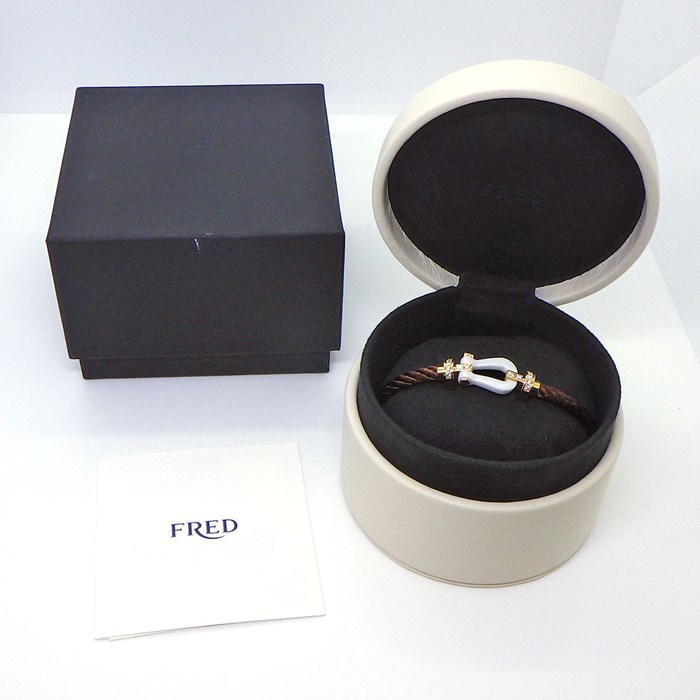 楽天市場】フレッド FRED ブレスレット フォース10 ラージ LM ブラウン