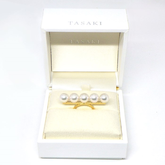 楽天市場】タサキ 田崎真珠 TASAKI リング バランス シグネチャー R