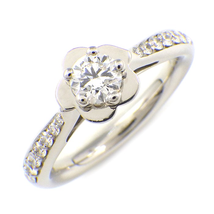 楽天市場】シャネル CHANEL リング カメリア ハーフ エタニティ