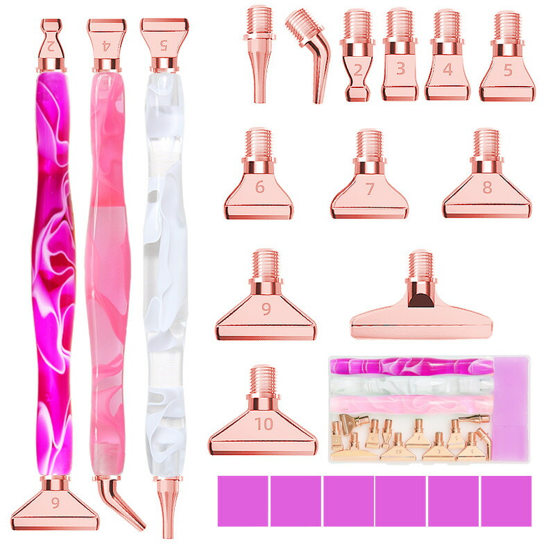 楽天市場】ダイヤモンドアート キット ペン 初心者 メタルチップ