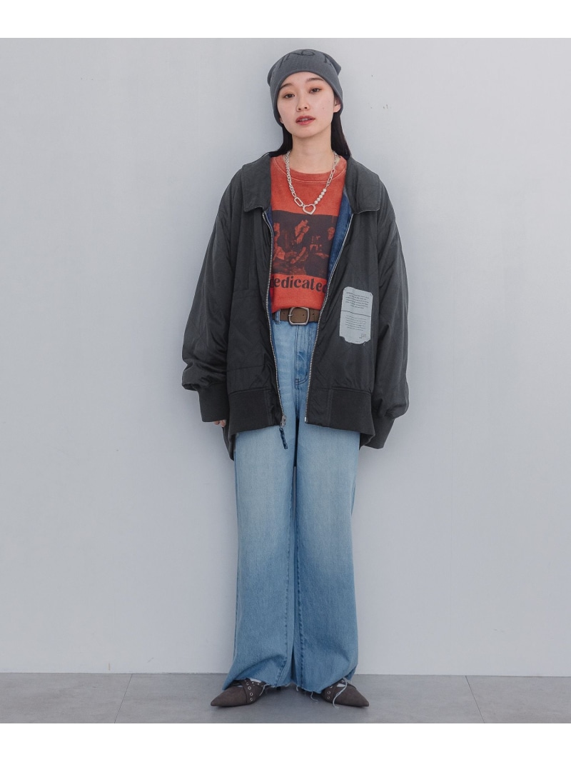 楽天市場】リバーシブルフライトジャケット JEANASIS ジーナシス