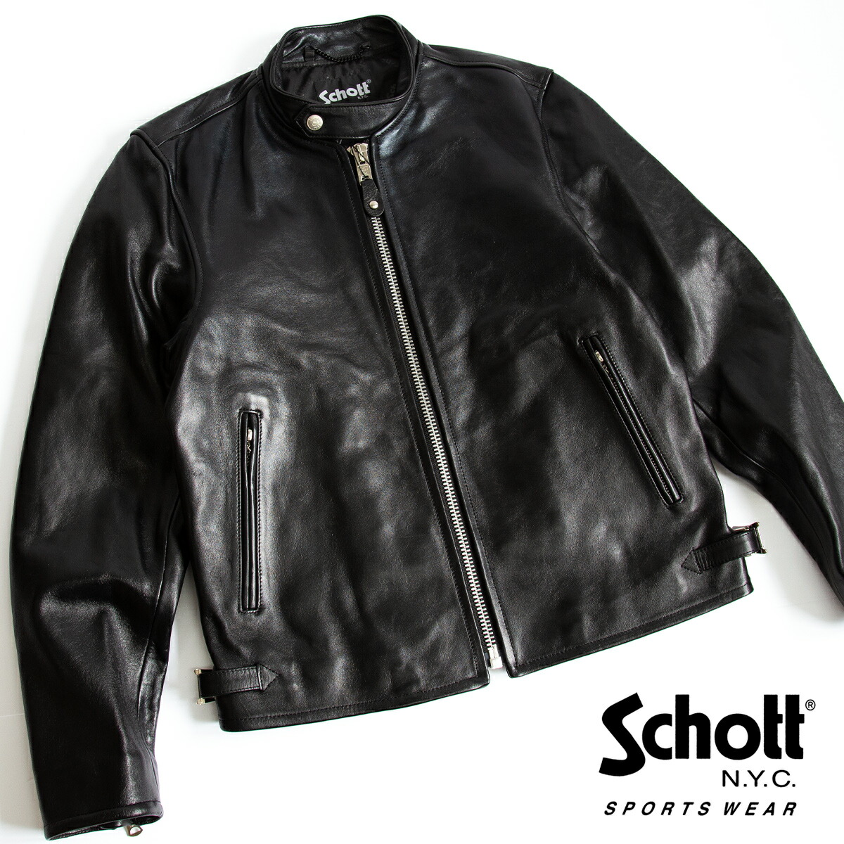 楽天市場】【 Schott ショット 】 70'S SINGLE RIDERS JACKET シングル