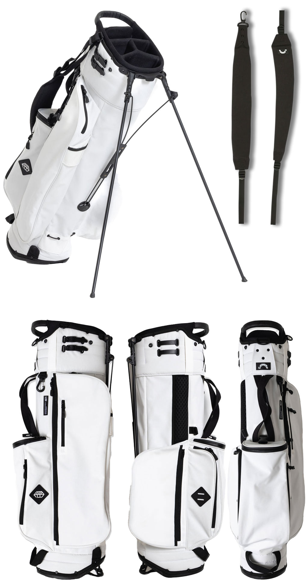 楽天市場】JONES ジョーンズ Trouper R キャディバッグ 8.5インチ