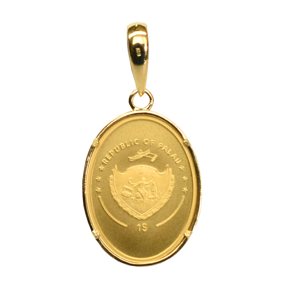 楽天市場】【送料無料】 K24 純金 キューピッド コイン 1.5g K18枠