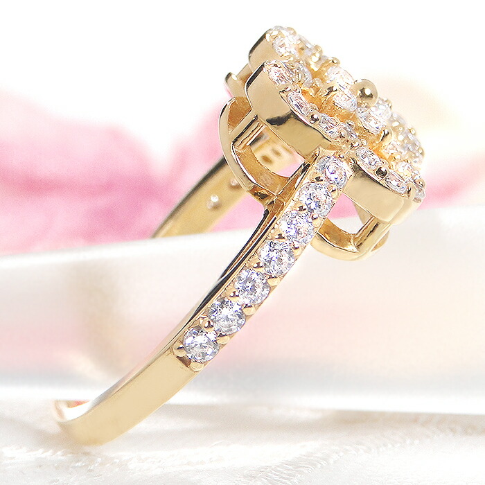 楽天市場】指輪 レディース リング K18YG 【0.61ct】 イエローゴールド