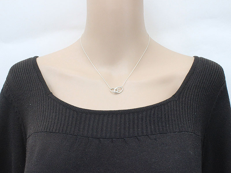 楽天市場】Tiffany&Co.(ティファニー) ダブルループネックレス